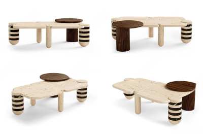 MEZZO现代茶几3D模型下载